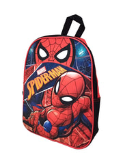 Marvel Spider-Man Backpack Small 11"  Web Slinger Icon Boys Blue Red