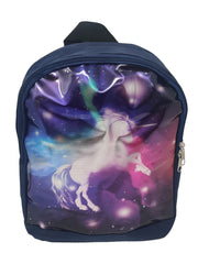 Unicorn Backpack Small 11" Galaxy Universe Stars Glitter Girls