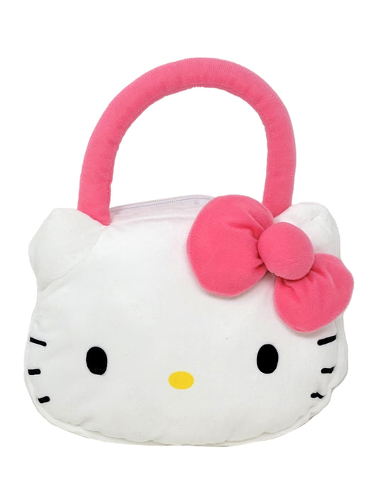 Girls Hello Kitty Purse Plush Handbag Soft Sanrio Small 9"