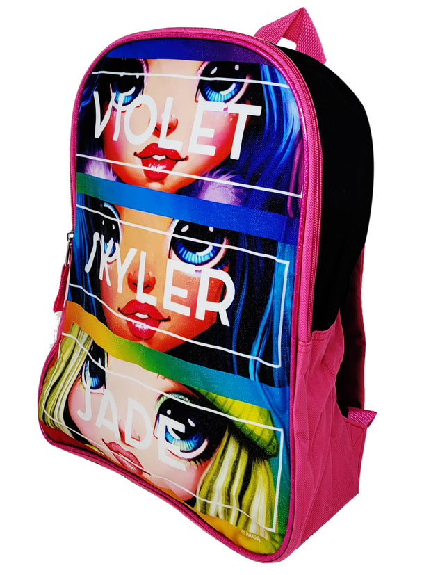 Rainbow High Backpack 16" Violet Skyler Jade Dolls Girls Pink Black