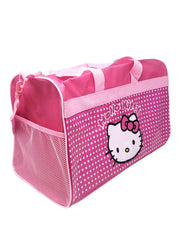 Hello Kitty Duffel Bag 18" Girls Carry On Overnight Travel Dance Sanrio Pink