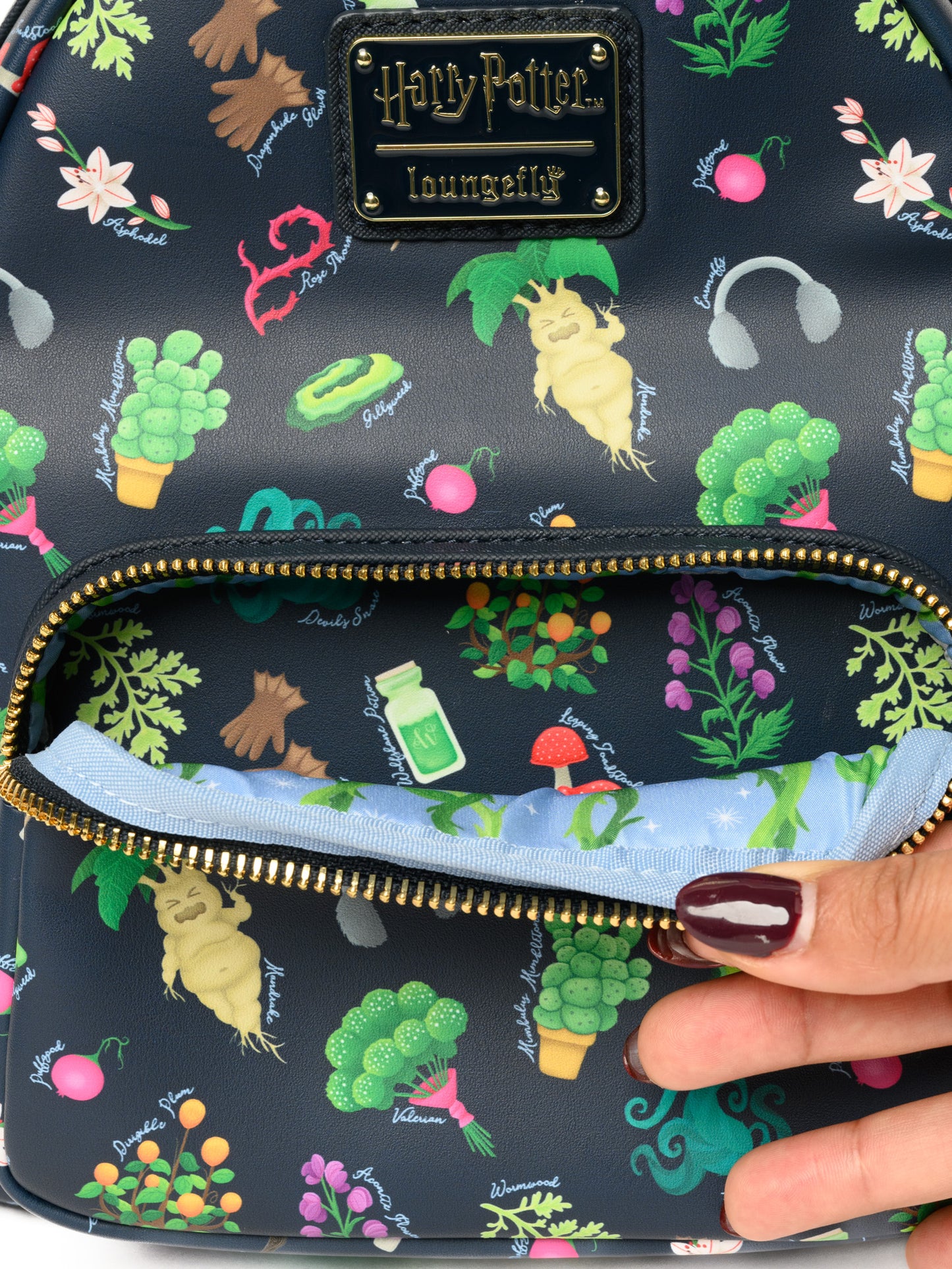 Loungefly x Harry Potter Herbology Mini Backpack & Zip Around Wallet S –  Open and Clothing