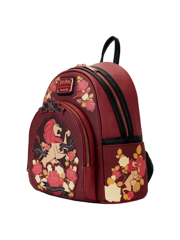 Loungefly x Harry Potter Gryffindor Tattoo Mini Backpack Handbag