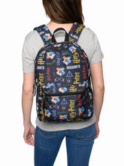 Harry Potter Backpack 16" Hogwarts Gryffindor Laptop Sleeve Kids Adults Durable