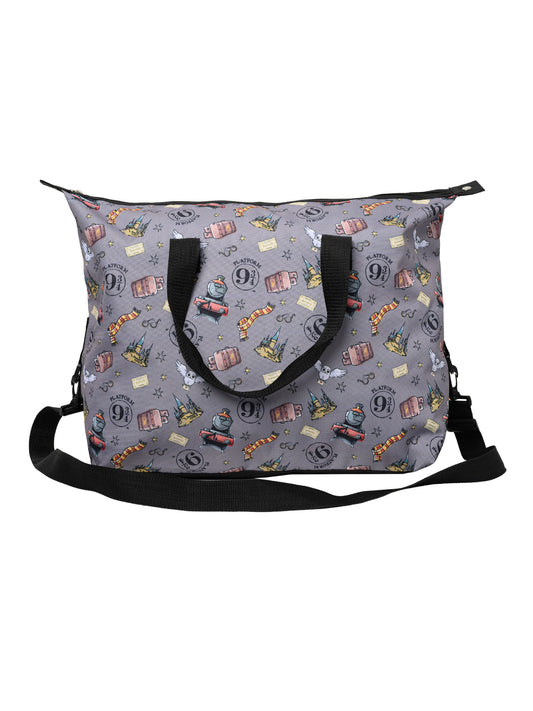 Harry Potter Weekender Duffel Bag Travel Carry-On All-Over Print Hedwig
