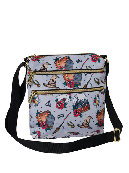 Loungefly x Harry Potter Crossbody Travel Passport Bag Nylon