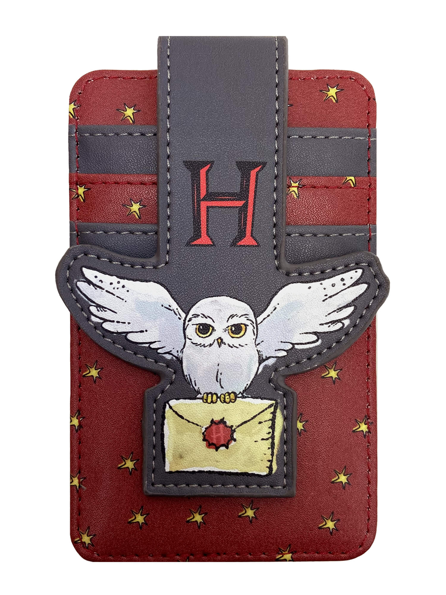 Womens Harry Potter Hogwarts Seal & Hedwig Owl Card Holder Wallet 2 Piece Set