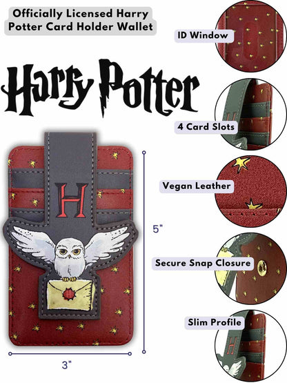 Harry Potter Crossbody Purse &  Hedwig Owl Card Holder Wallet 2 Piece Gift Set