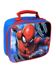 Spider-Man Insulated School Lunch Bag Marvel Spidey Logo Boys Blue Red Black