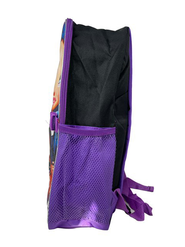 Rainbow High Backpack 16" w/ Detachable Insulated Round Lunch Bag Jade Violet