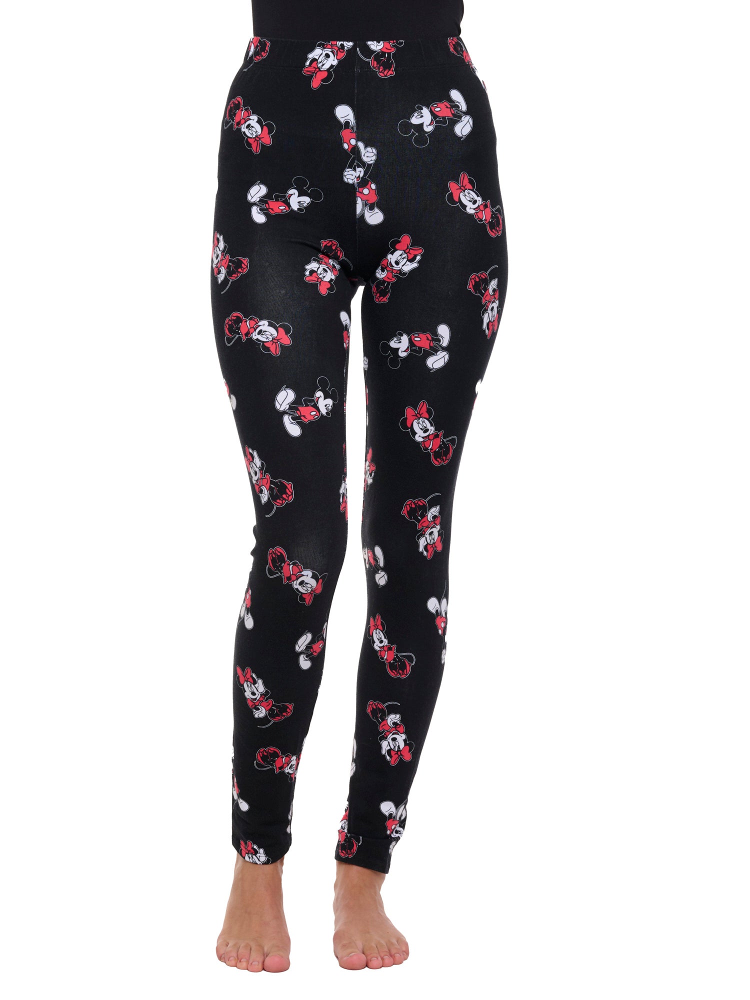 Disney Women Mickey Minnie Mouse T-Shirt & Legging 2-Piece Set (Size Small)