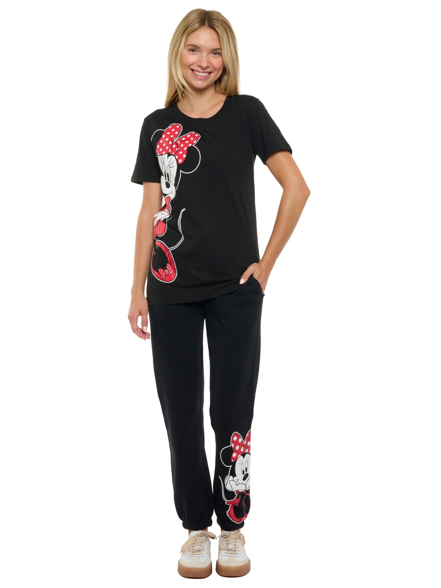 Women's Minnie Mouse T-Shirt and Joggers Pants 2-Piece Set