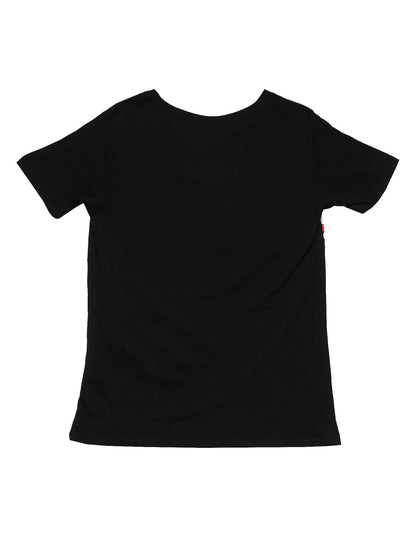 Disney Women's Minnie Mouse T-Shirt Leaning Short Sleeve Black (Size Small)