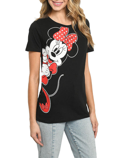 Women's Minnie Mouse T-Shirt and Pajama Pants 2-Piece Sleepwear Set