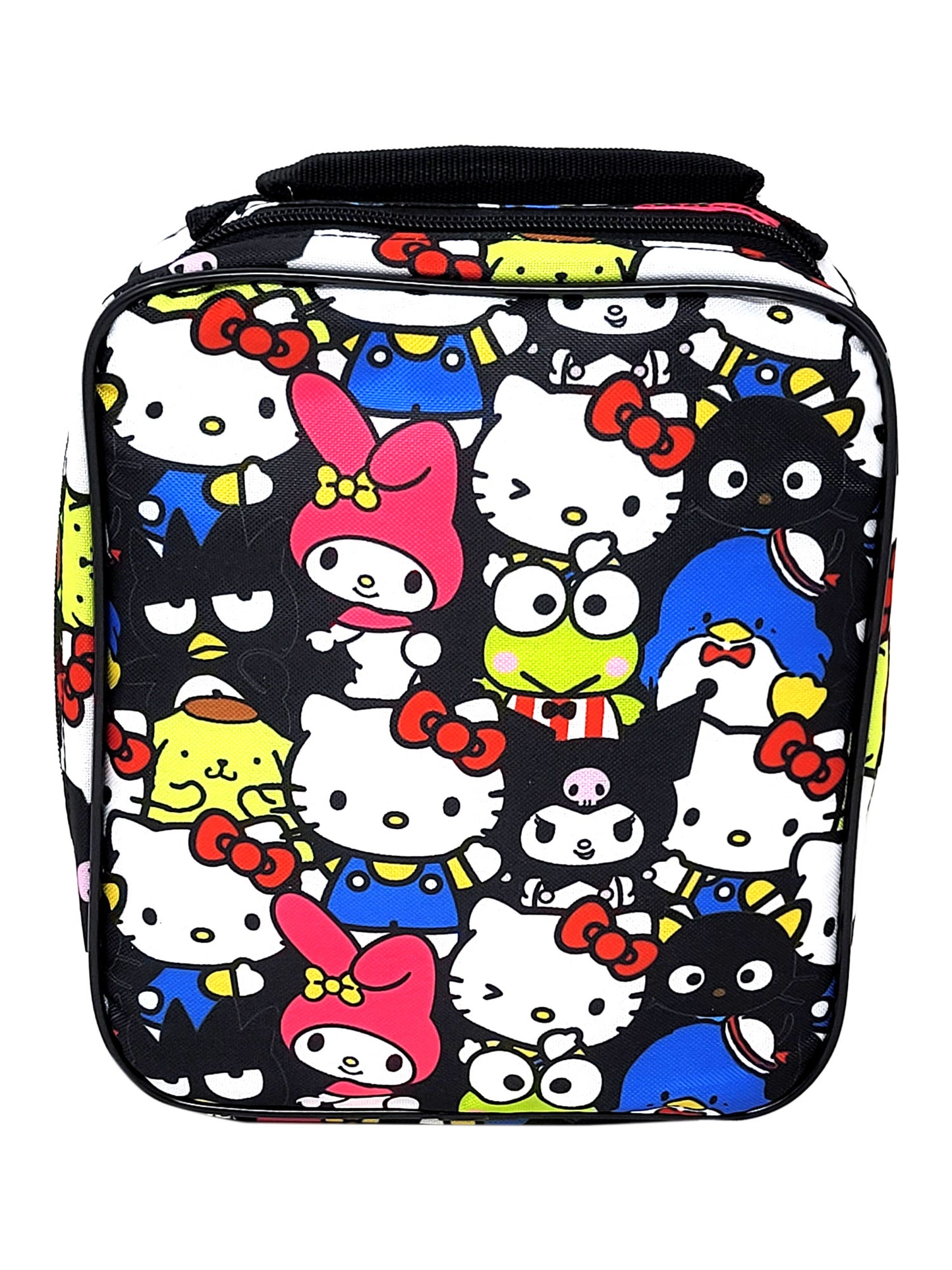 Hello Kitty Insulated Lunch Bag Black Sanrio w/ 2-Piece Food Container Set