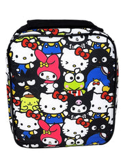 Hello Kitty Insulated Lunch Bag Keroppi Kuromi Melody Sanrio Sam Girls Black