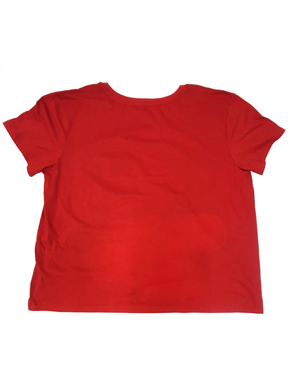 Mickey Mouse T-Shirt & Bike Shorts 2-Piece Set Disney Womens Plus Size (1X Only)