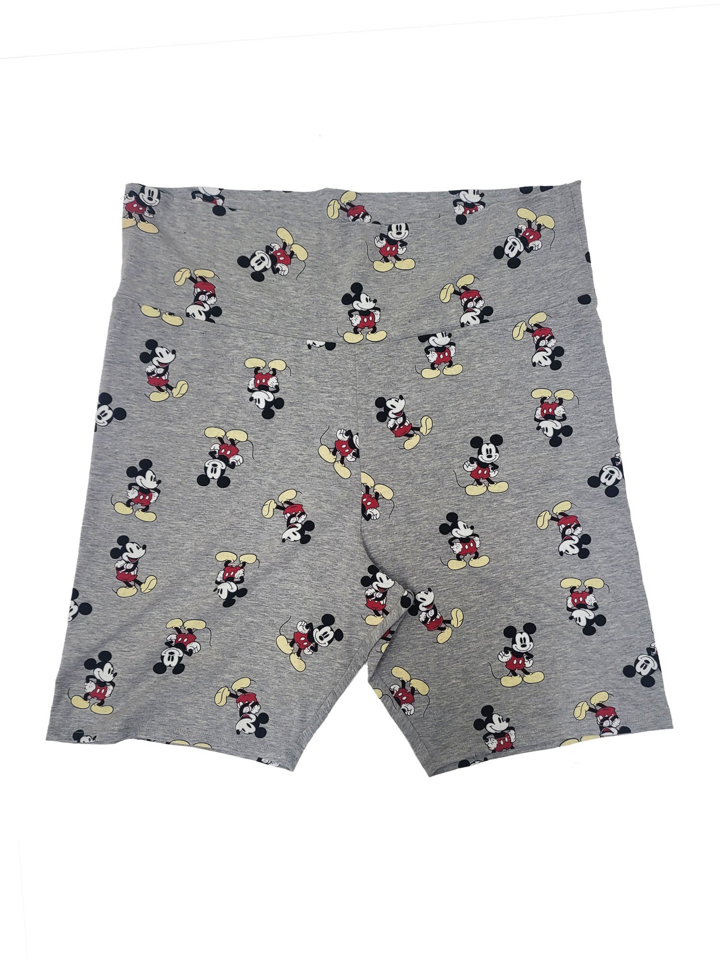 Mickey Mouse T-Shirt & Bike Shorts 2-Piece Set Disney Womens Plus Size (1X Only)