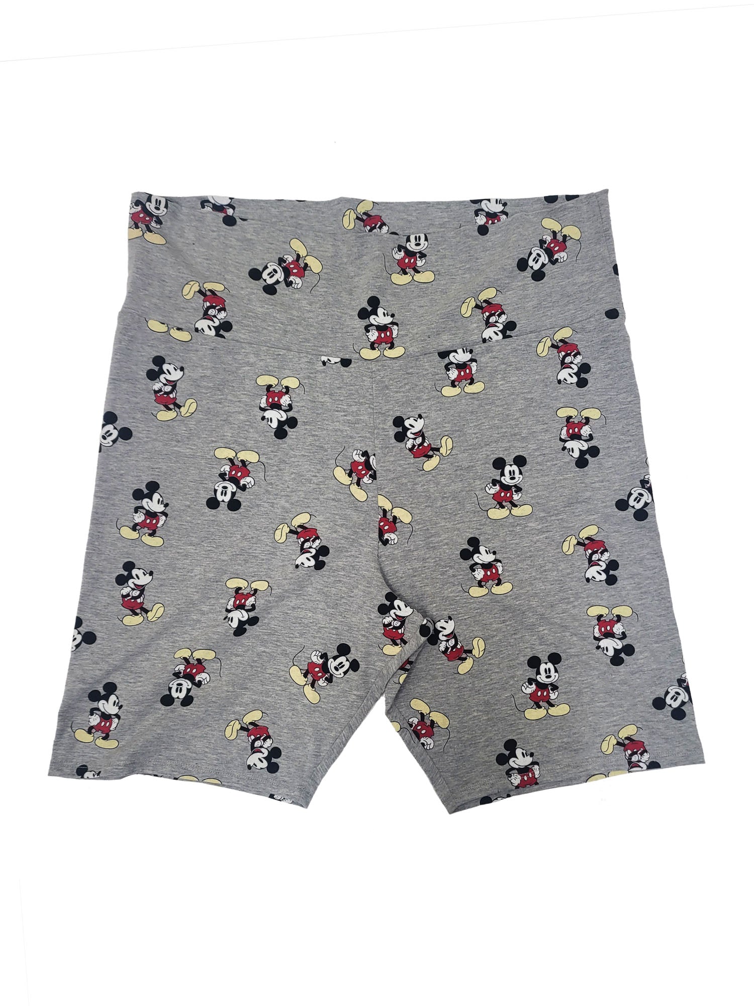 Mickey Mouse T-Shirt & Bike Shorts 2-Piece Set Disney Womens Plus Size (1X Only)