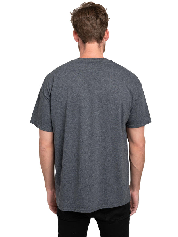 Men's Big & Tall Disney Pluto Short Sleeve T-Shirt Dog Charcoal Gray