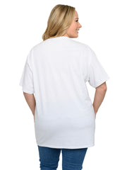 Women's Plus Size Minnie Mouse T-Shirt Sketch Art Disney White Tee