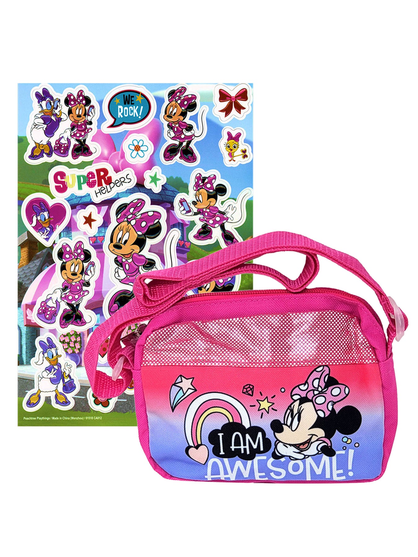 Disney's Minnie Mouse Crossbody Bag with 3D Bow and Ears | Disney bag, Crossbody  bag, Bags