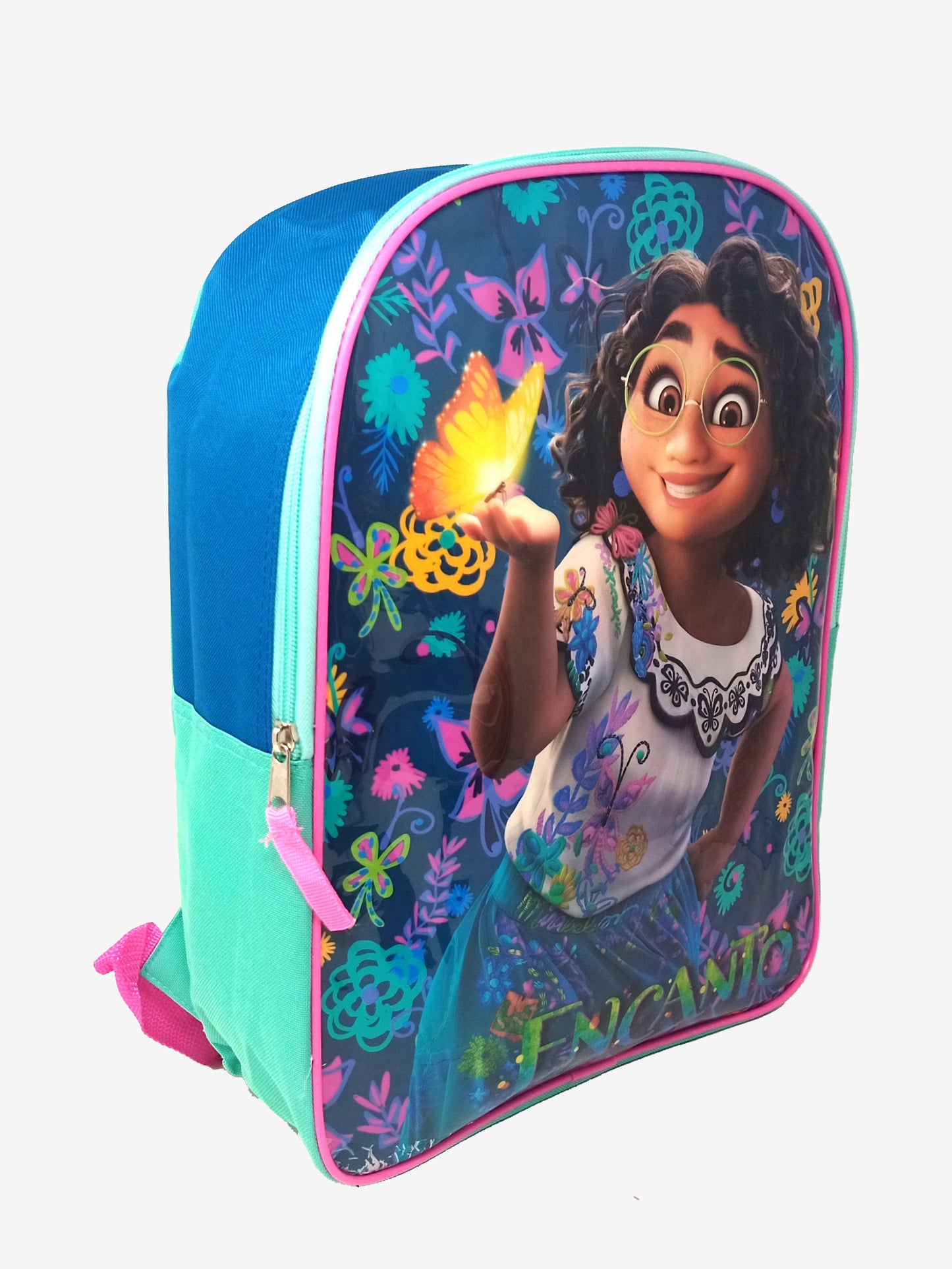 Disney Encanto Backpack 15" Mirabel w/ Insulated Lunch Bag Purple Set