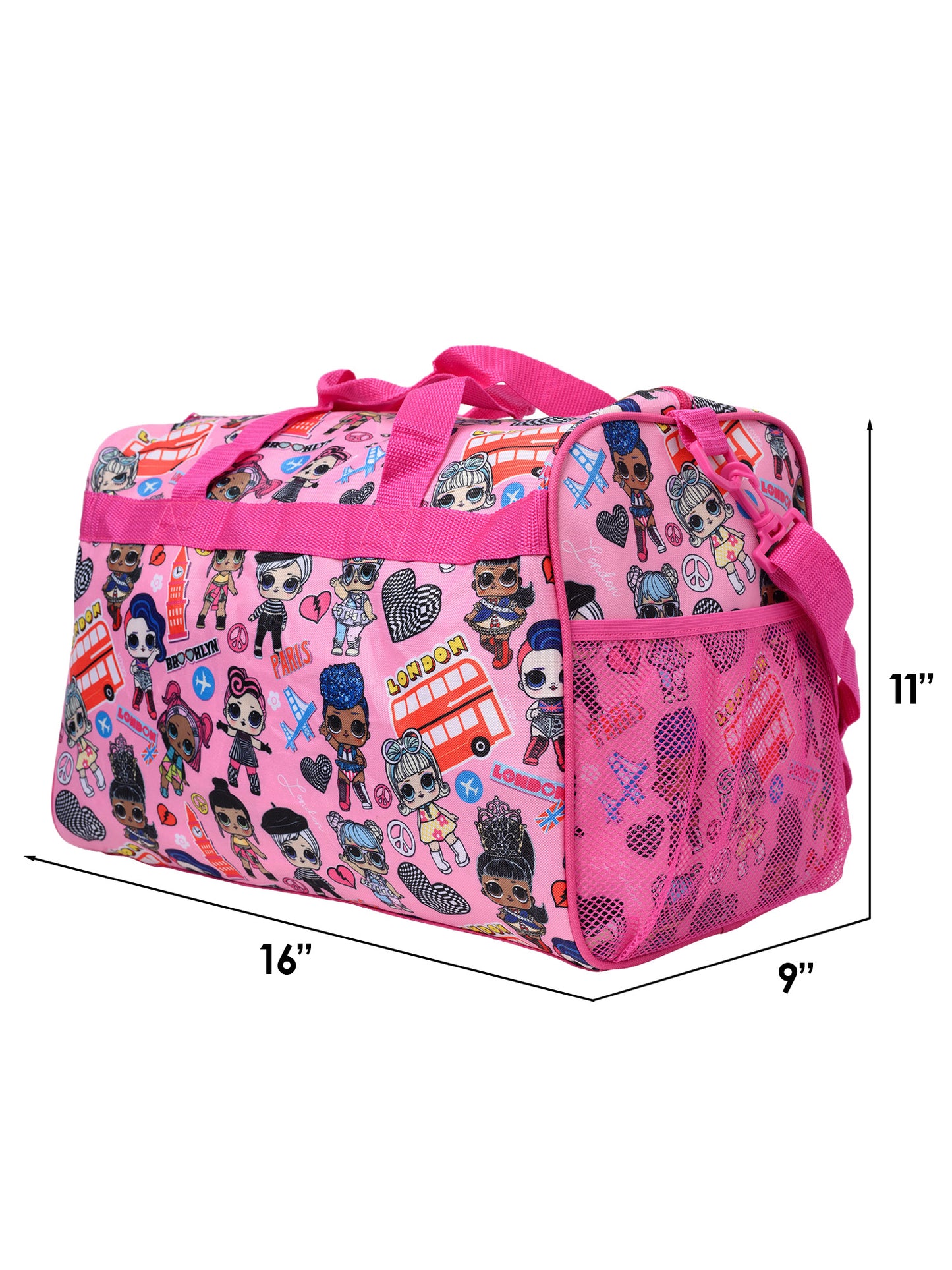 LOL Duffel Bag  w/ Drawstring Sling Bag Travel Carry On Dance Bag