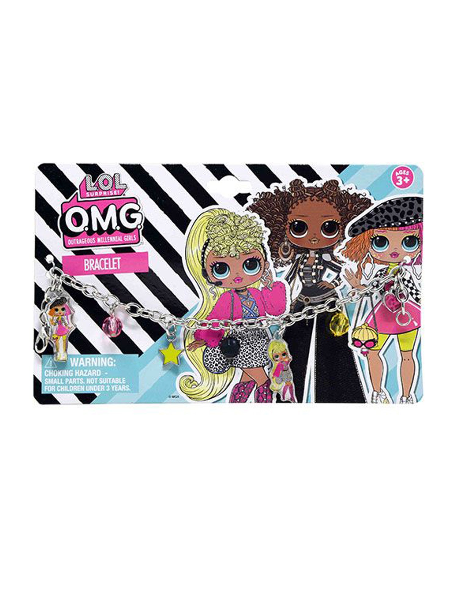 LOL Surprise Backpack & Charm Bracelet 2-Piece Set School Camp Bag