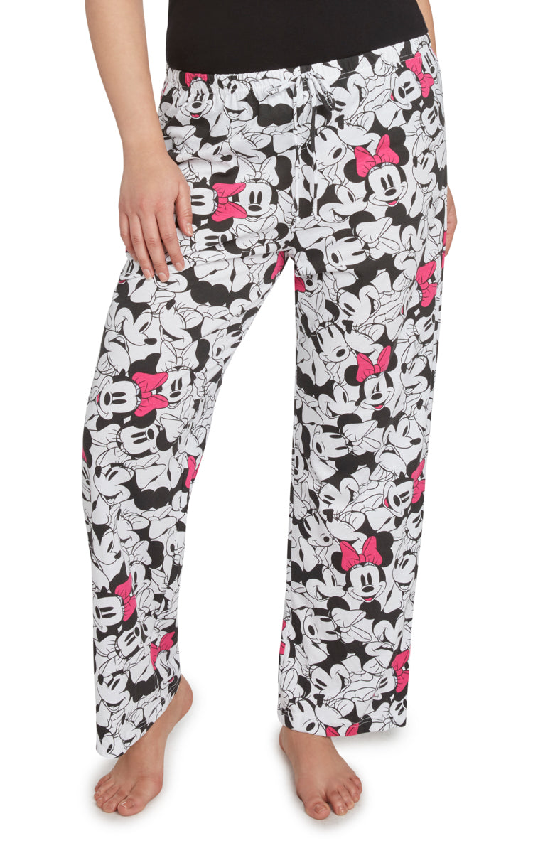 Women's Plus Size Pajama Pants Minnie Mouse Lounge Sleep Wear