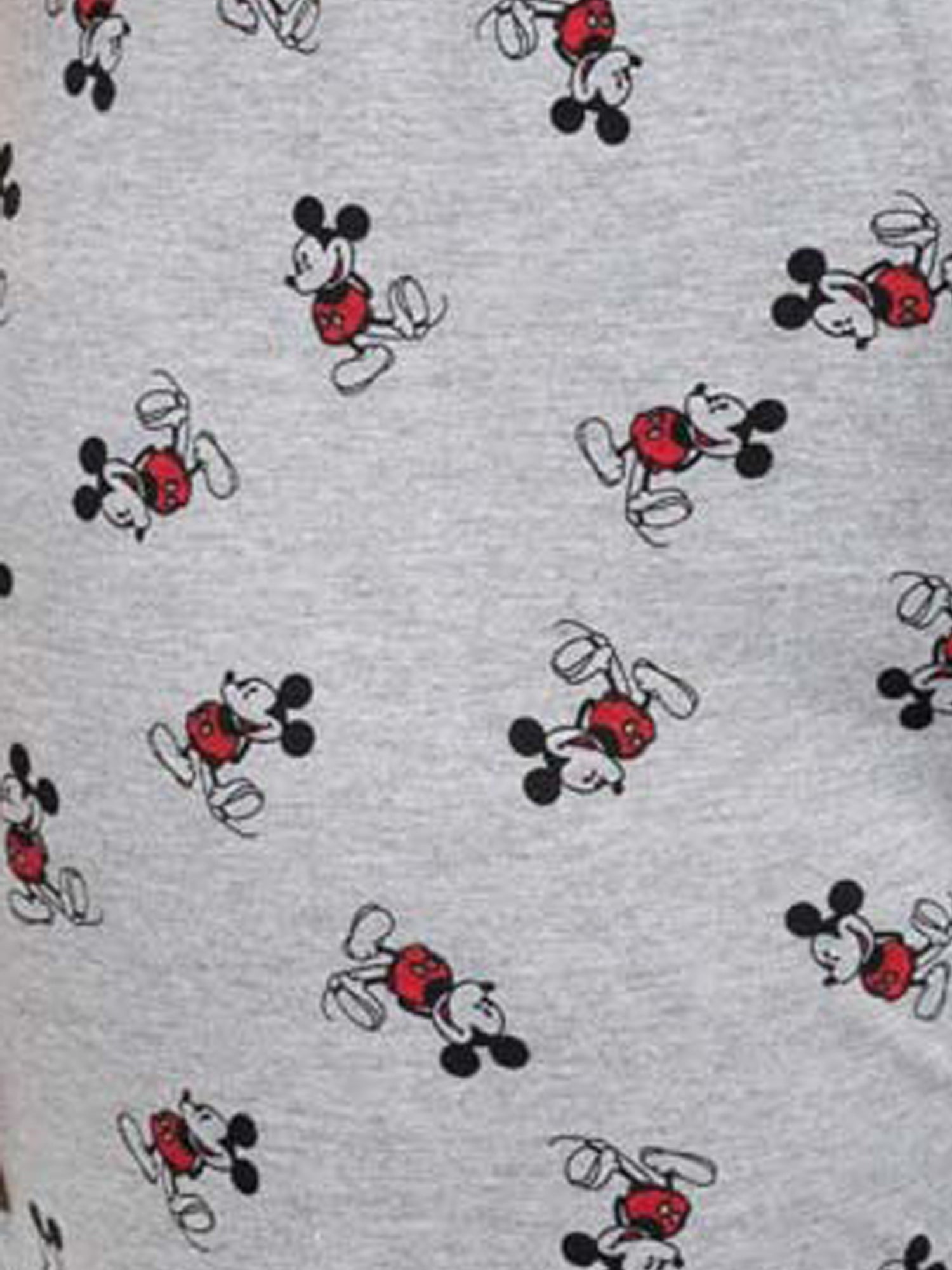 Women's Plus Mickey Mouse Pajama Pants Disney Lounge Wear All-Over Print Gray