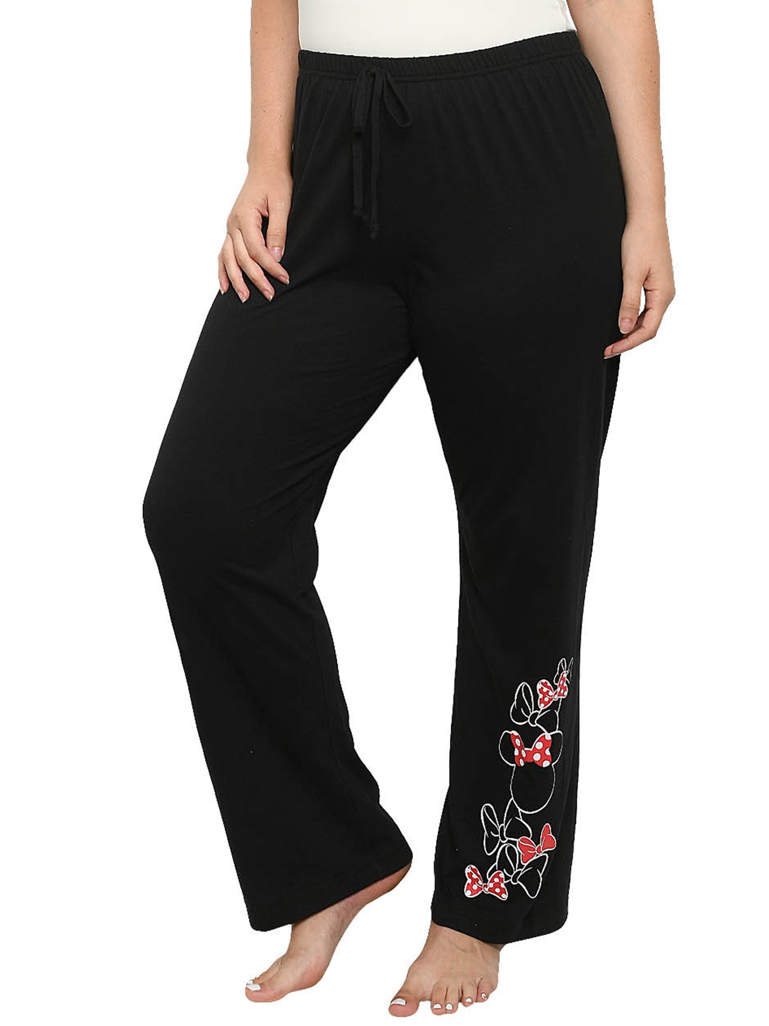 Women's Plus Size Mickey & Minnie Mouse T-Shirt & Pajama Pants Set (Size 3X)
