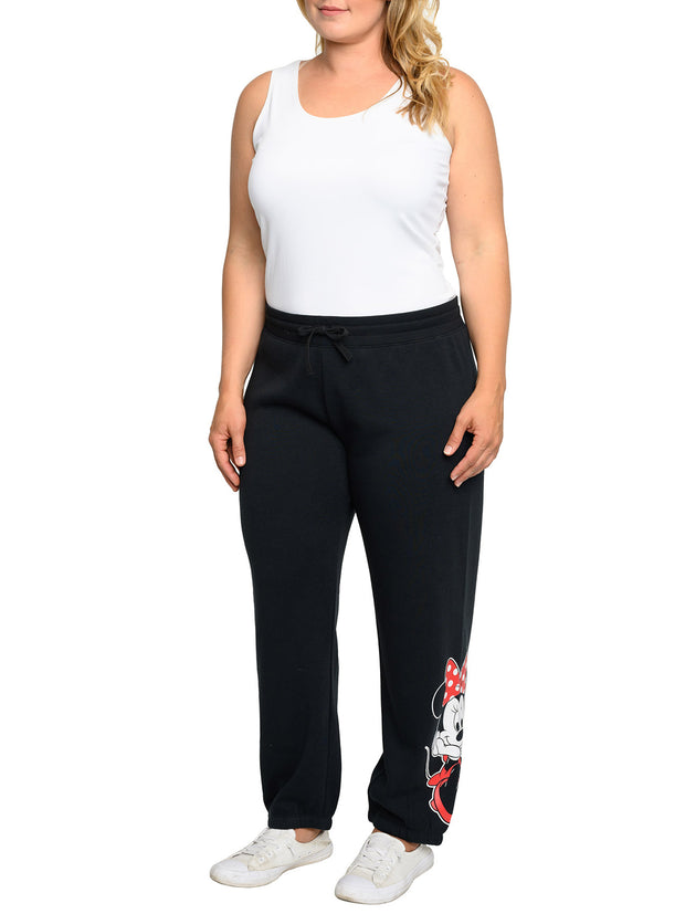 Shop Minnie Mouse Printed Joggers with Drawstring Waist Online