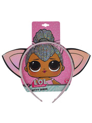 Cat Headband Kitty Queen Ears Shiny Pink LOL Surprise Girls