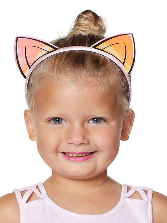 Cat Headband Kitty Queen Ears Shiny Pink LOL Surprise Girls