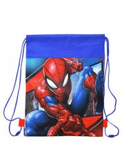 Marvel Spider-Man Insulated Lunch Bag w/ Peter Parker Drawstring Sling Bag Set