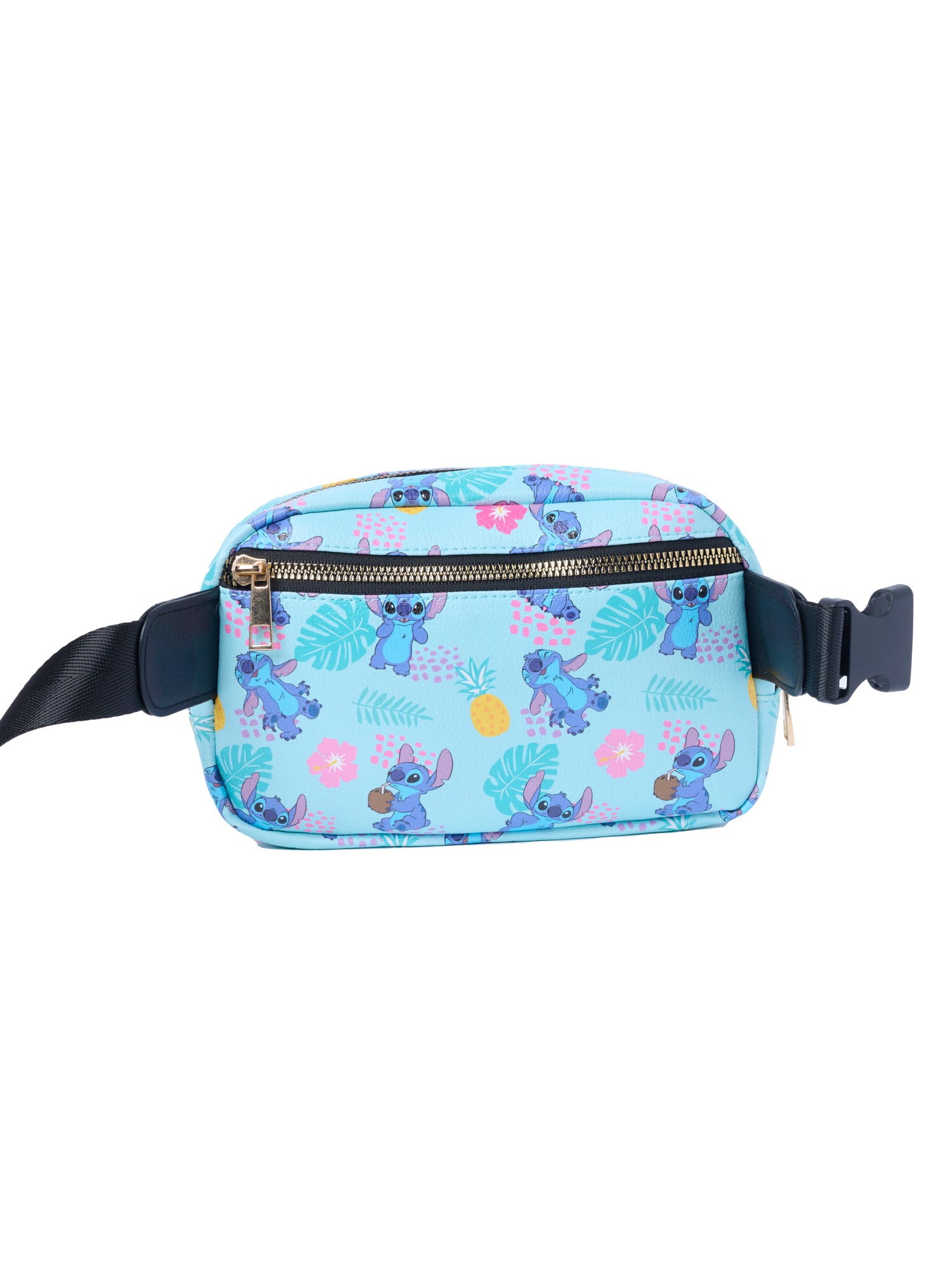 Stitch Tropical Fanny Pack Belt Bag Women Adults Crossbody Hip Sling Blue Cute