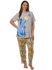 Eeyore Buterfly T-Shirt w/ Yellow Winnie The Pooh & Friends Pajama Pants Set