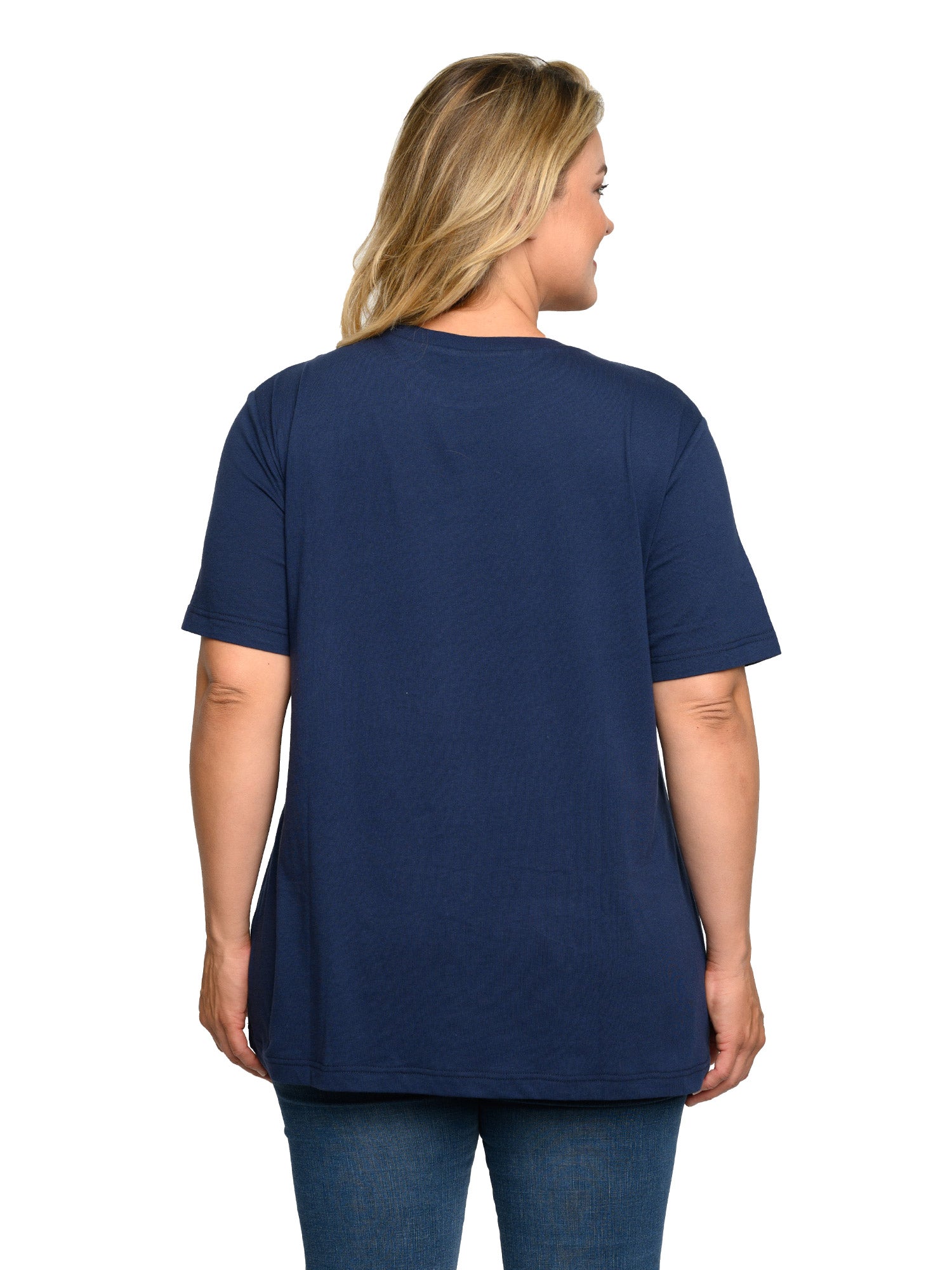 Women's Plus Size Disney Winnie The Pooh & Eeyore T-Shirt Navy (Size 1X Only)