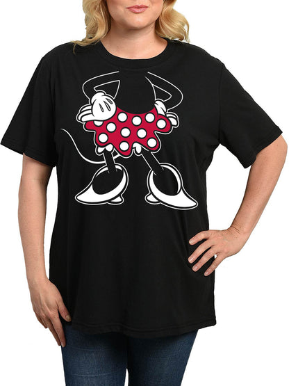 Women's Plus Size Disney Minnie Mouse T-Shirt Costume Tee Black (Size 4X)