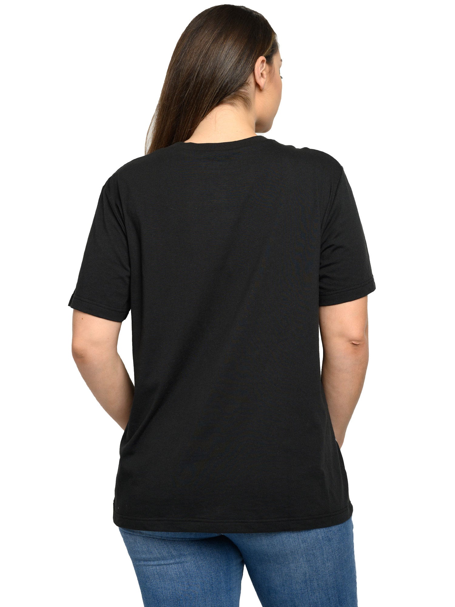 Womens Plus Size Disney Mickey Mouse T-Shirt Short Sleeve Black