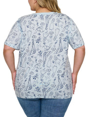 Disney 100 (D100) T-Shirt Women's Plus Size Mickey Mouse Snow White Nemo Dumbo