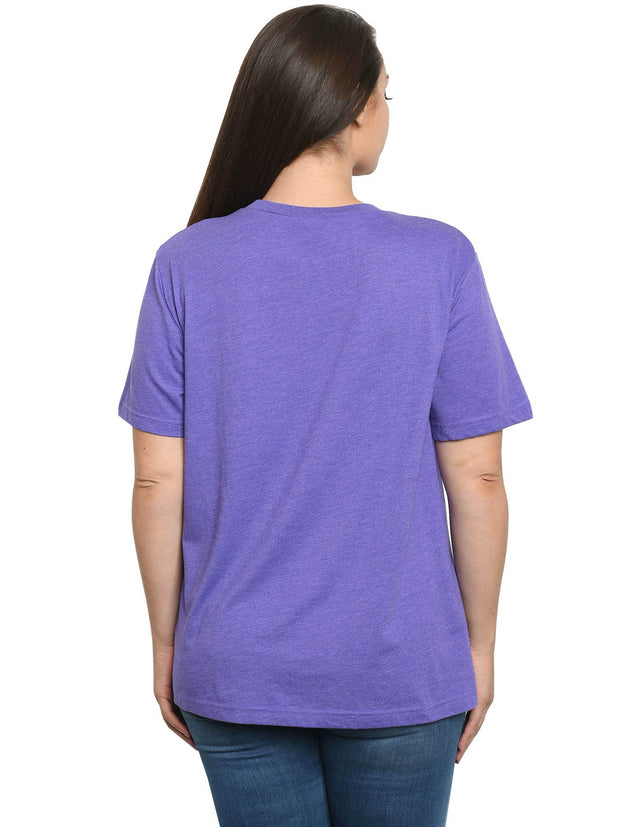 Disney Women's Plus Size Minnie Mouse Sketch T-Shirt Heather Purple Size 1X