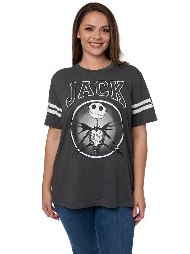 Jack Skellington T-Shirt w/ Nightmare Before Christmas Pants Women's Plus Set