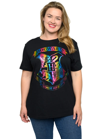 Women's Plus Size Harry Potter T-Shirt Hogwarts Halloween Costume Tee (Size 2X)