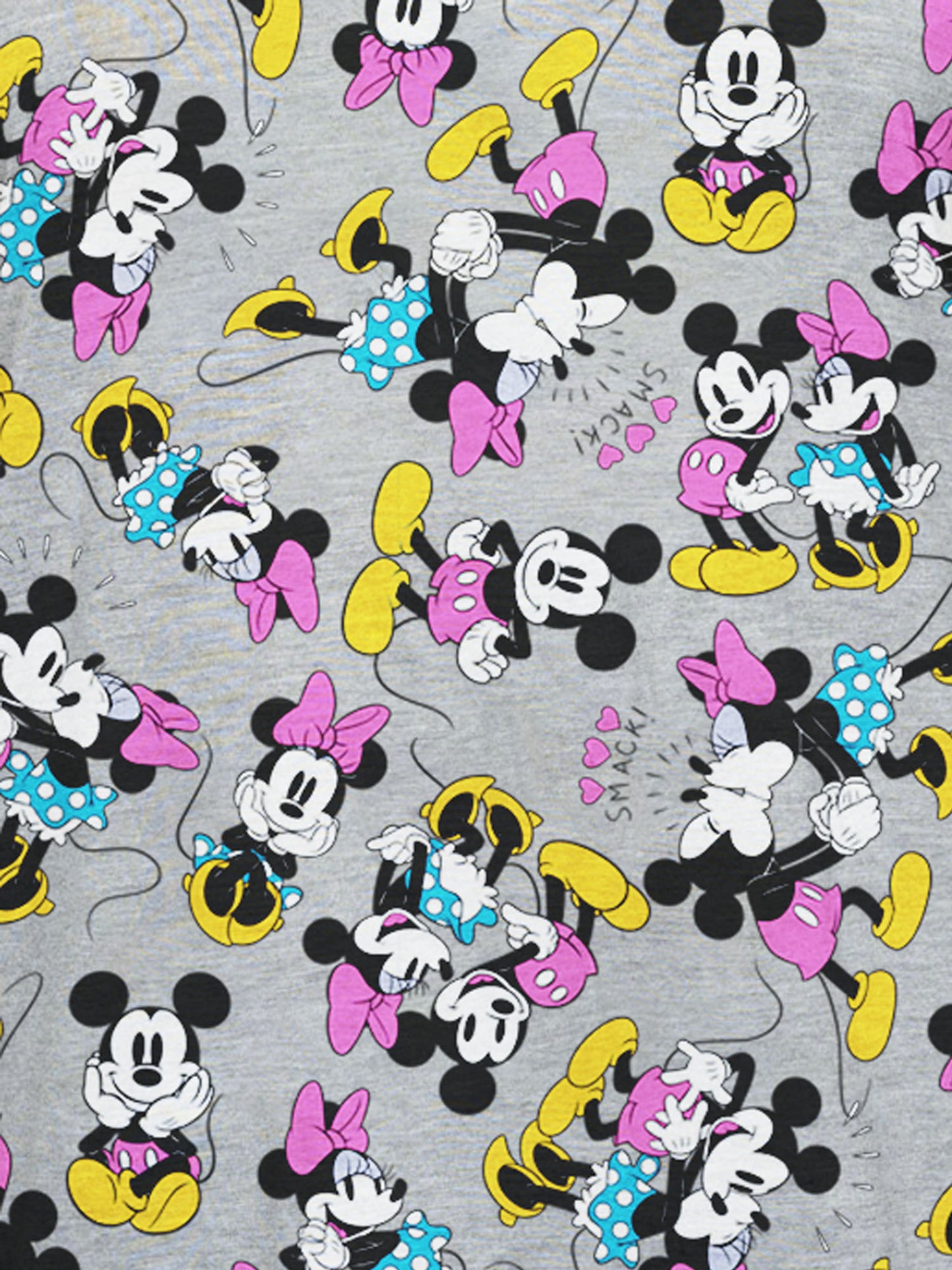 Women's Plus Size Disney Minnie & Mickey Mouse T-Shirt V-Neck (Size 4X Only)