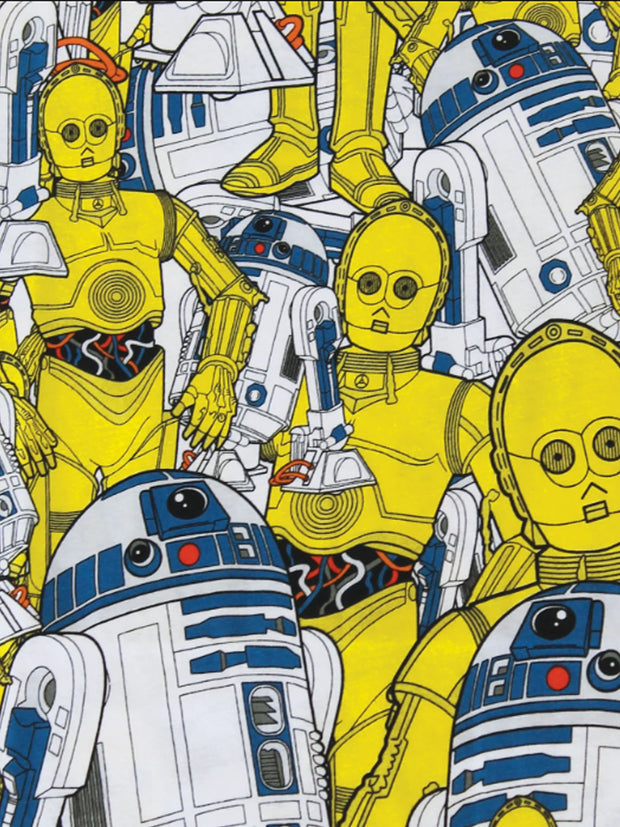 Cakeworthy Star Wars T-Shirt Droids All-Over Print 3CPO R2D2