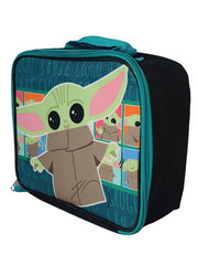 Star Wars Grogu Baby Yoda Insulated Lunch Bag w/ 2-Pack Snack Container Set
