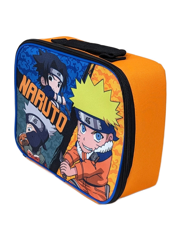 Naruto Insulated Lunch Bag Sasuke Kakashi Pakkun Anime
