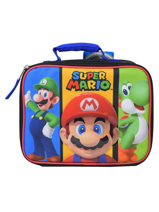 Super Mario Insulated Lunch Bag Nintendo Yoshi Luigi